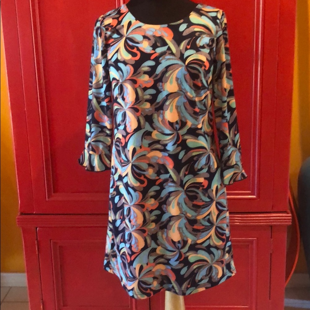 NWOT JOY JOY Retro dress. Beautiful, fun colors!!